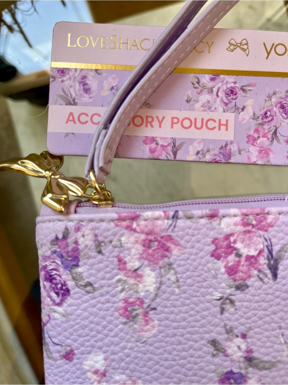 💗Sold💗LOVESHACKFANCY x Target Yoobi Happy Thoughts Flat Zip Pencil Case - Picture 5 of 5